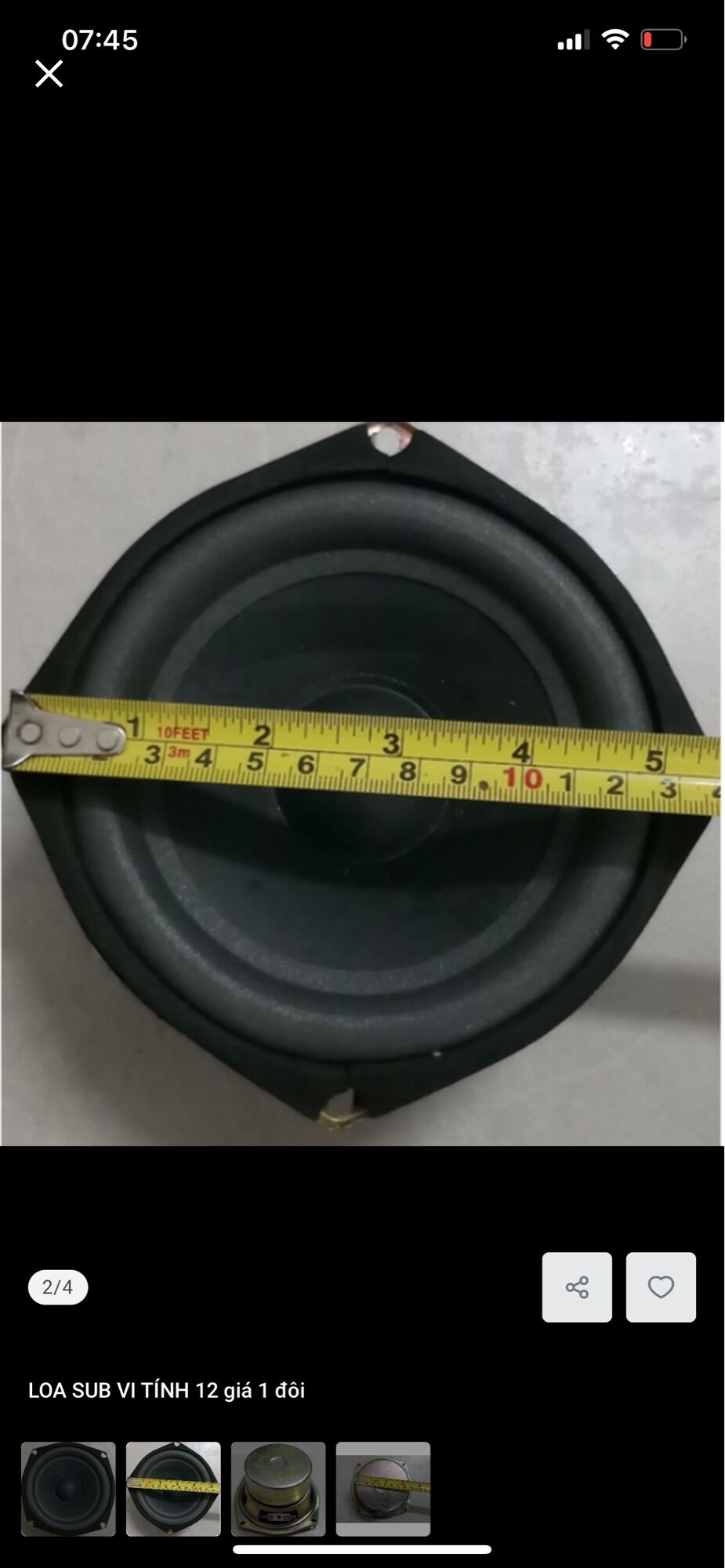 LOA BASS SUP 12 VT - GIÁ 2 CỦ