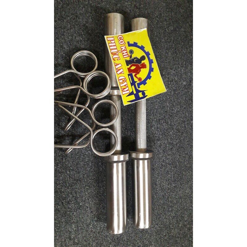 Đòn tay dài 60cm phi 50 lắp full tạ