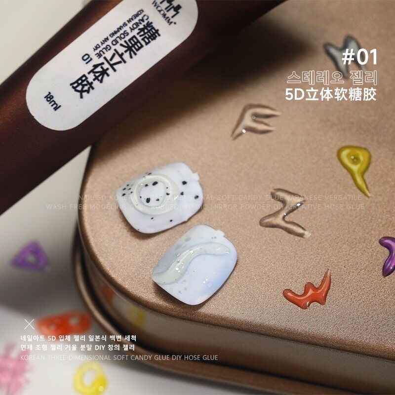 Gel 5D vẽ nổi , gel vẽ móng mẫu mới