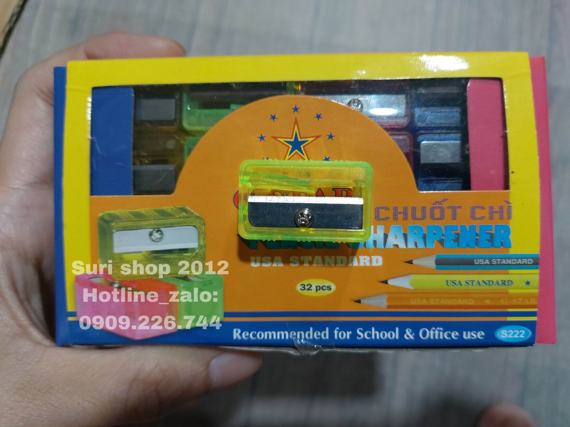 Combo 5 chuốt bút chì rẽ S222