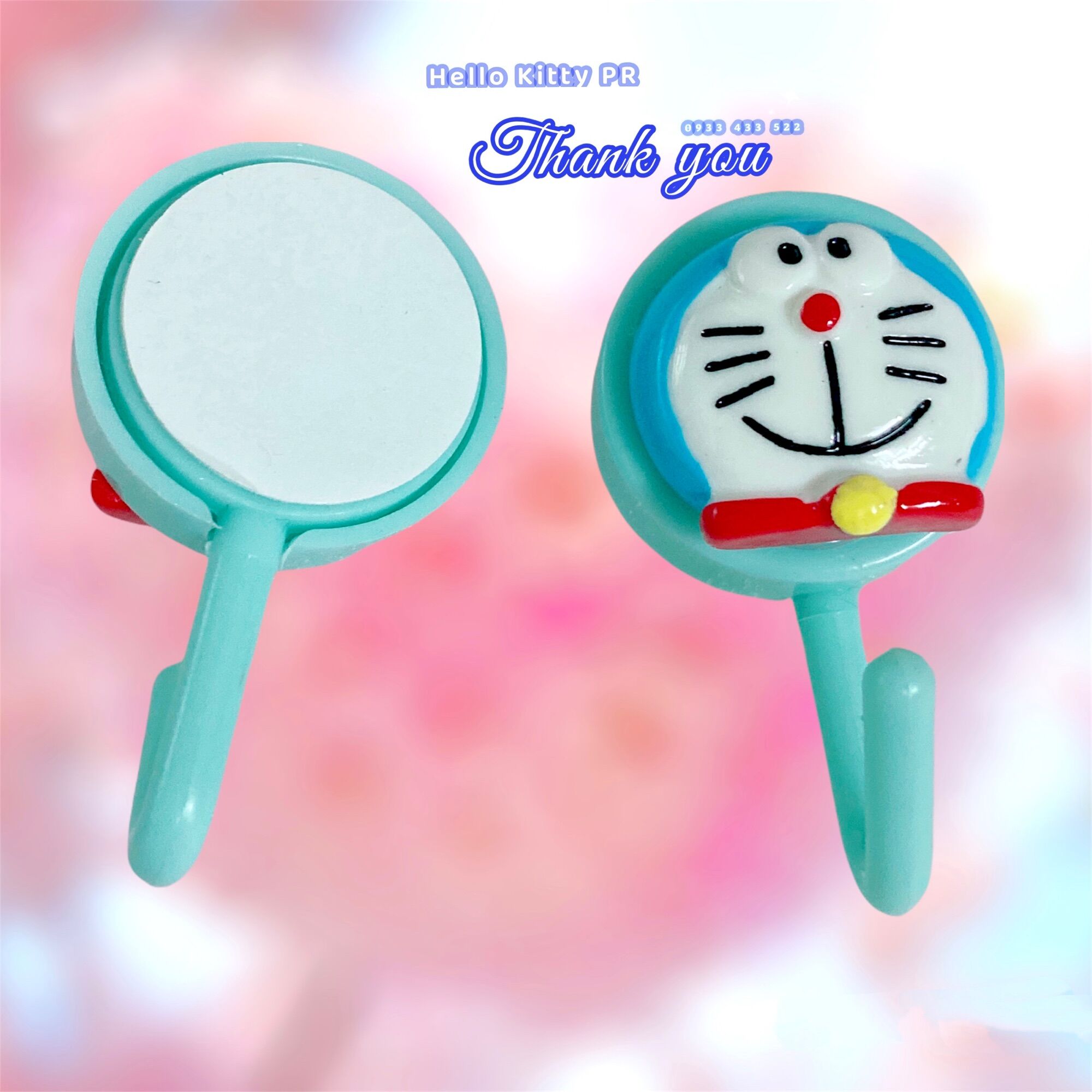 [Freeship Max] Set 2 móc dán Hello Kitty - Doremon Doraemon