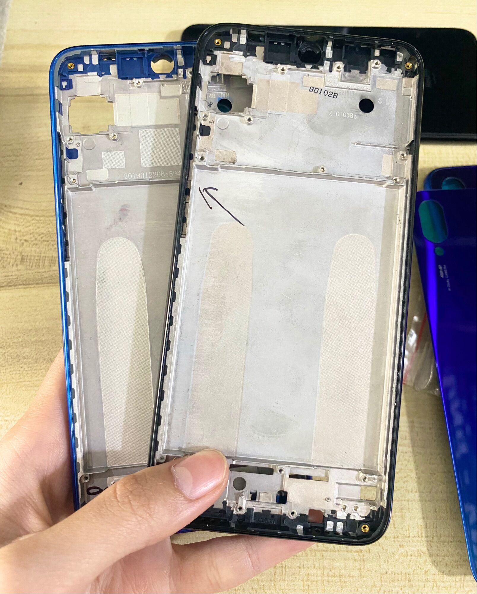 Bộ Vỏ + Sườn Xiaomi Redmi Note 7 Zin Hàng Cao Cấp