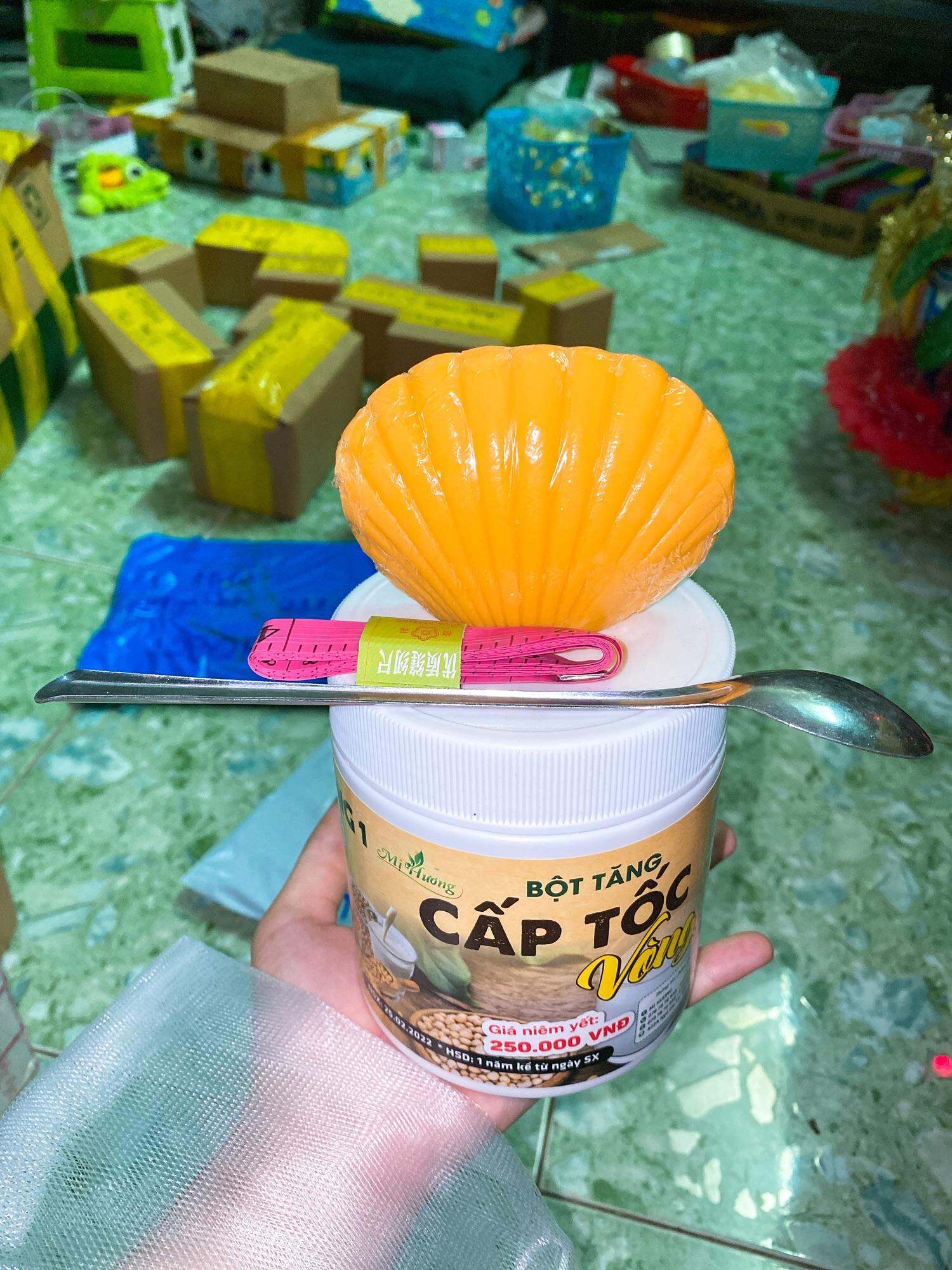 Combo Mầm Tăng Cấp Tốc Vòng 1 - Xà Nở Ngực Mị Hương ( tặng thìa . Thướt do )