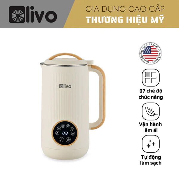 Máy Làm Sữa Hạt Mini OLIVO CB400 Bảo Hành 24 Tháng