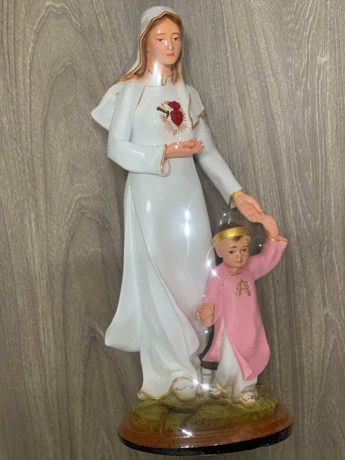 Tượng Mẹ Khiết Tâm Đồng Hành 40cm.