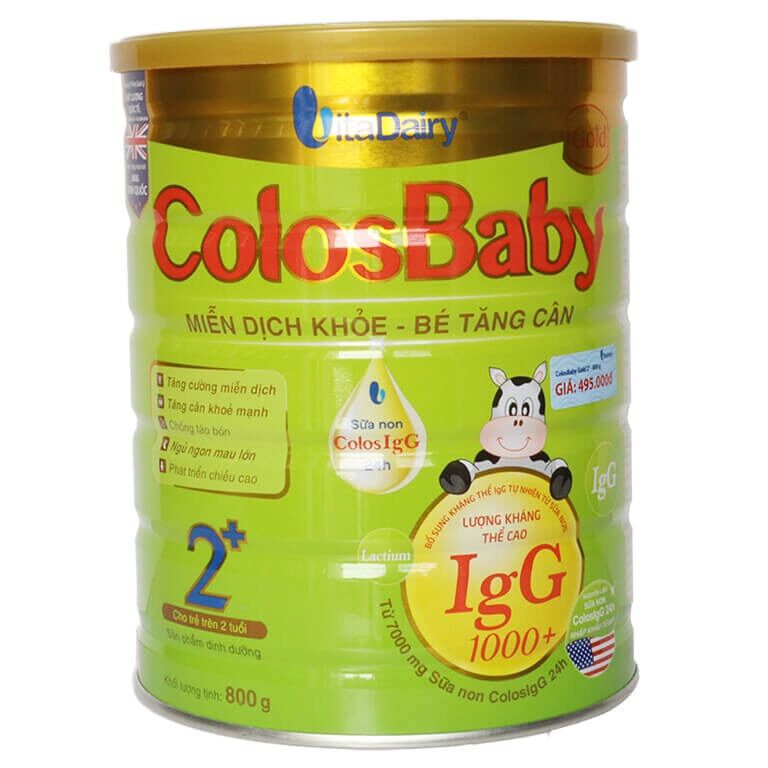 [HCM](DATE MỚI) combo 2 lon Sữa bột Colosbaby gold số 2+ 800g