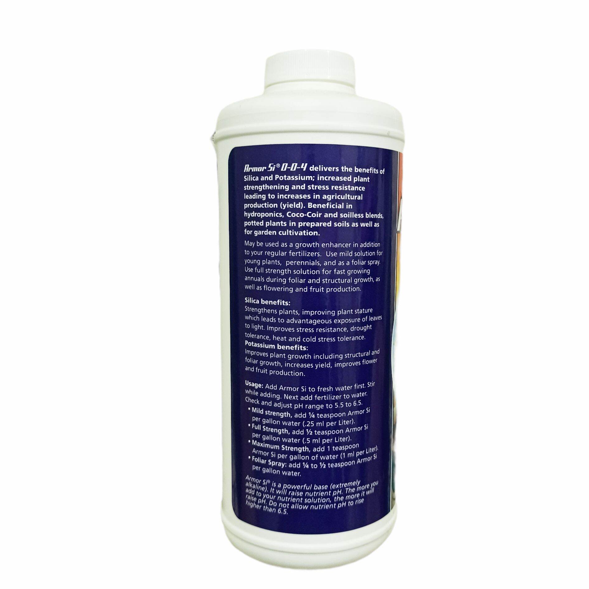 Phân bón Armor Si 0-0-4 Nhập khẩu Mỹ chai 946ml Kali hữu có cho lan Sọc