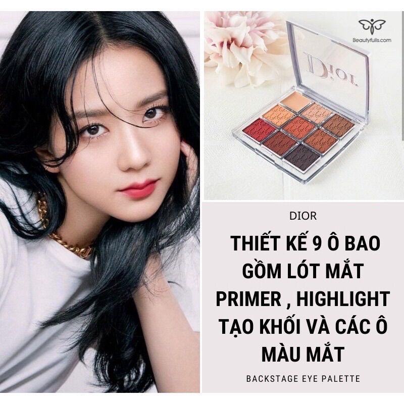 Phấn Mắt Dior Backstage Eye Palette 007 Coral neutrals 9 Ô Màu