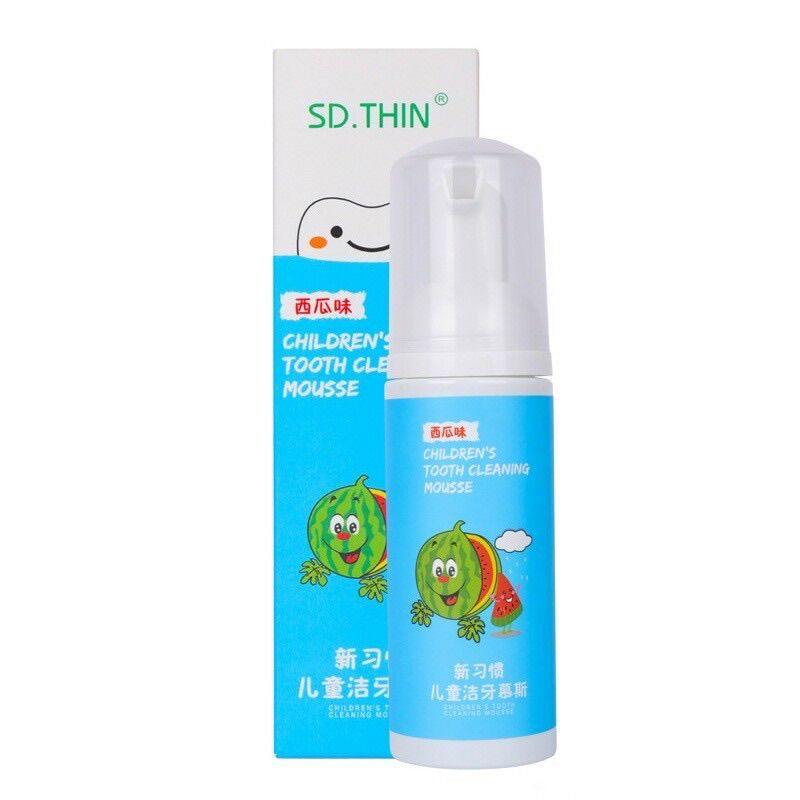 Kem đánh răng tạo bọt cho bé