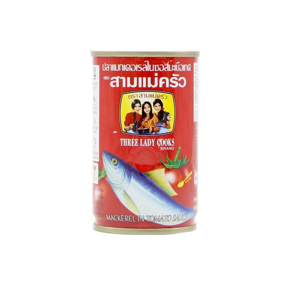 Lốc 10 hộp cá mồi 3 cô gái Thái nắp khui