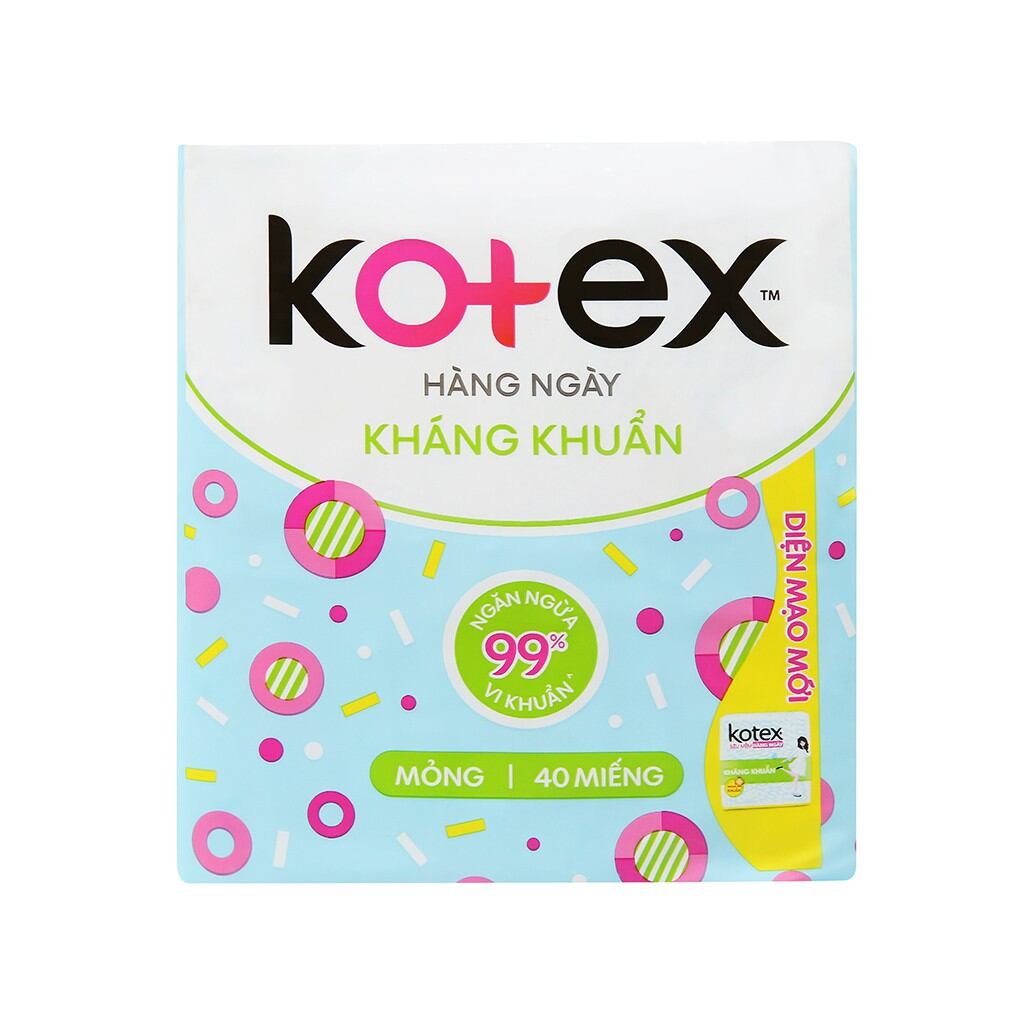 [Date 2025] BVS Kotex hằng ngày gói 40 miếng