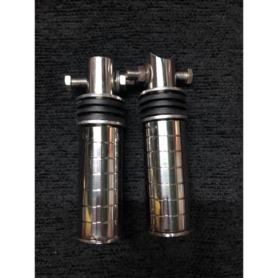 Gác chân xếp sau xe dream inox