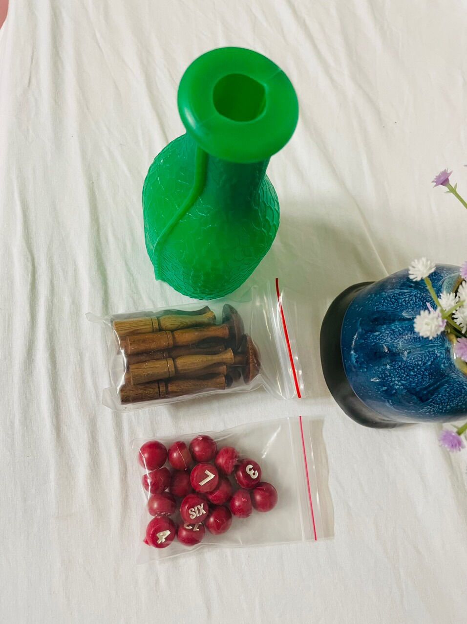 bộ dù, số đỏ, bình lắc bida