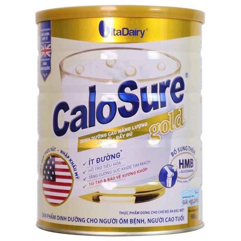 Sữa bột calosure gold lon 900g - ít đường