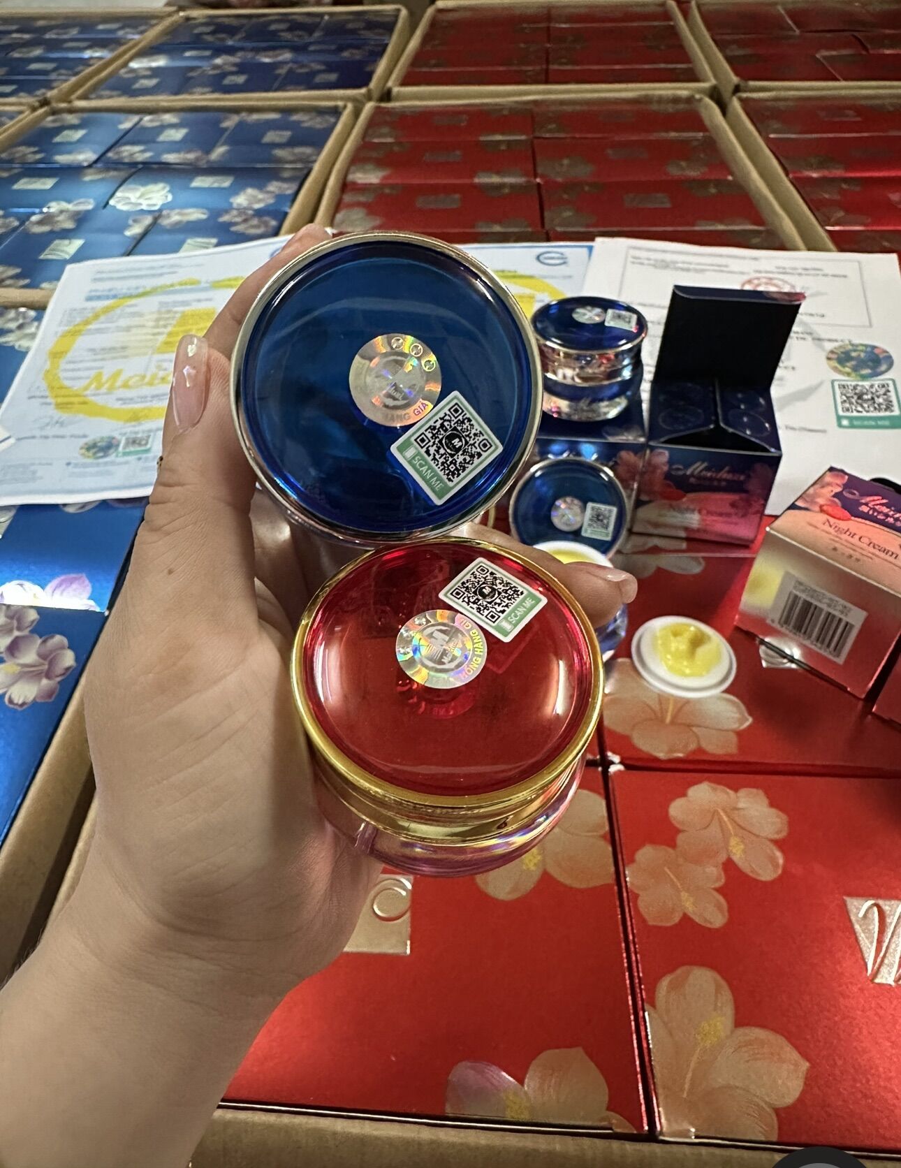 Combo 2 kem meiduzi nhật ngày + đêm 2 tem