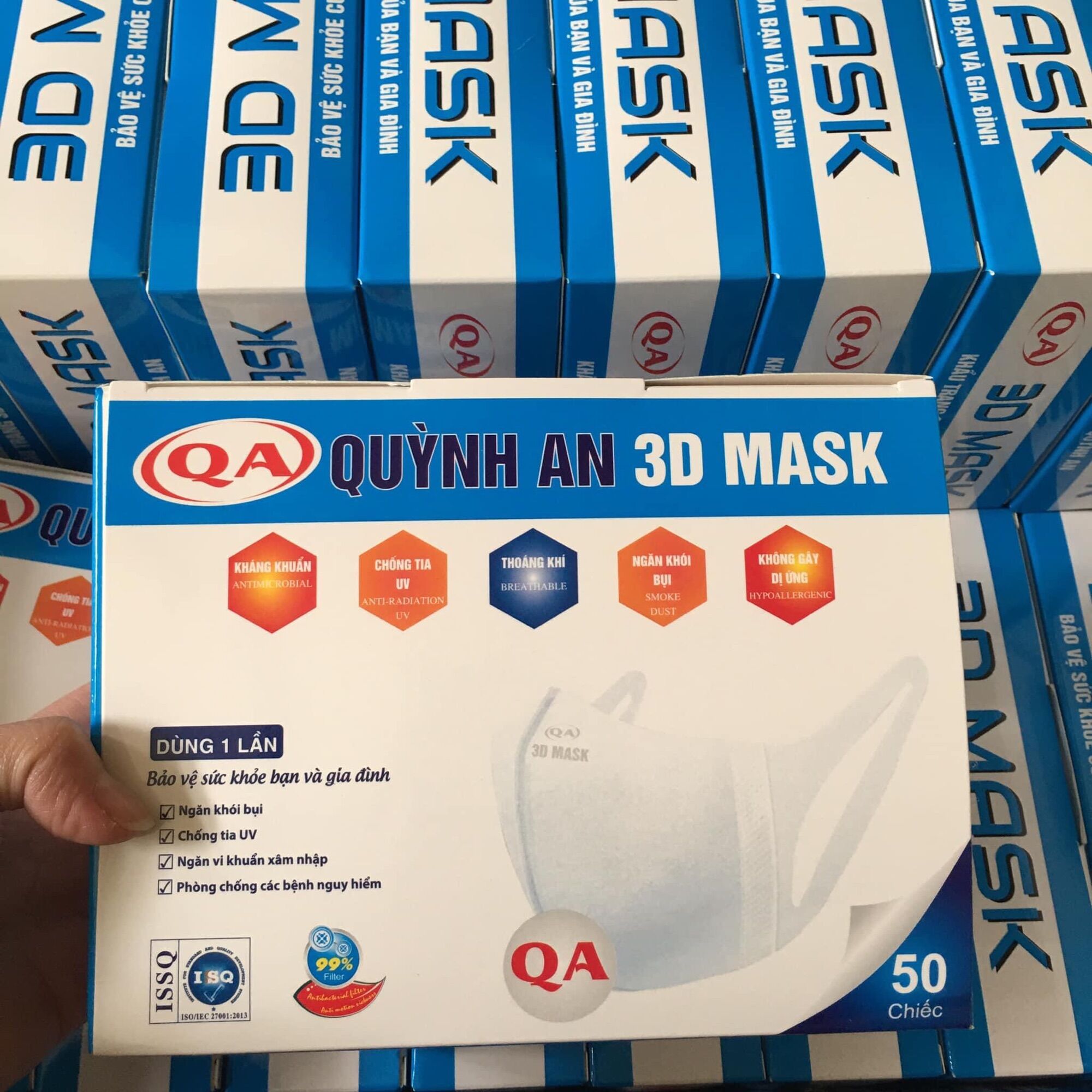 Khẩu Trang 3d mask hộp 50 chiếc