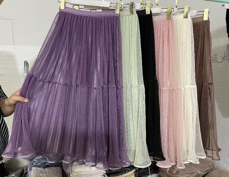 CHÂN VÁY XOÈ VON TƠ 2 LỚP