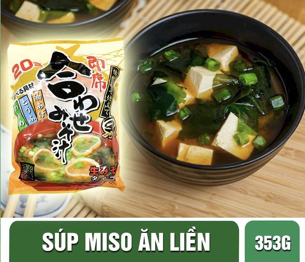 Súp miso ăn liền - gói 353g - hàng nội địa nhật bản