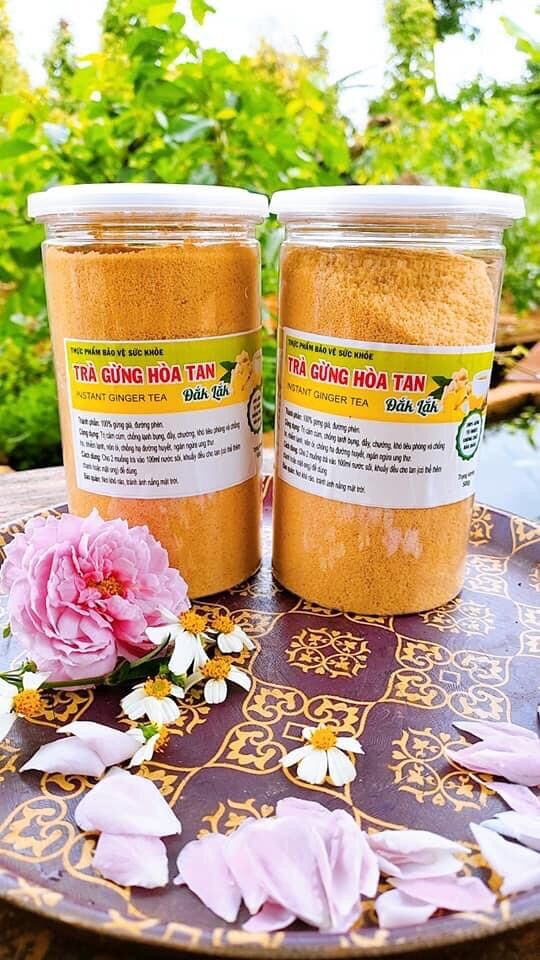 2kg trà gừng hoà tan đăklak 4hộp