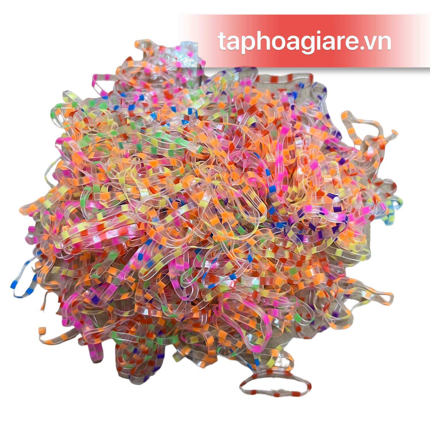 Sỉ 1 kg Chun nịt đen, nhiều màu buộc tóc siêu dai siêu bền (loại đẹp)