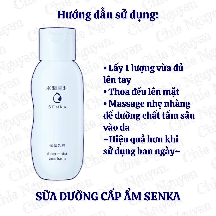 [CHÍNH HÃNG] Sữa dưỡng cấp ẩm chuyên sâu SENKA 150ml