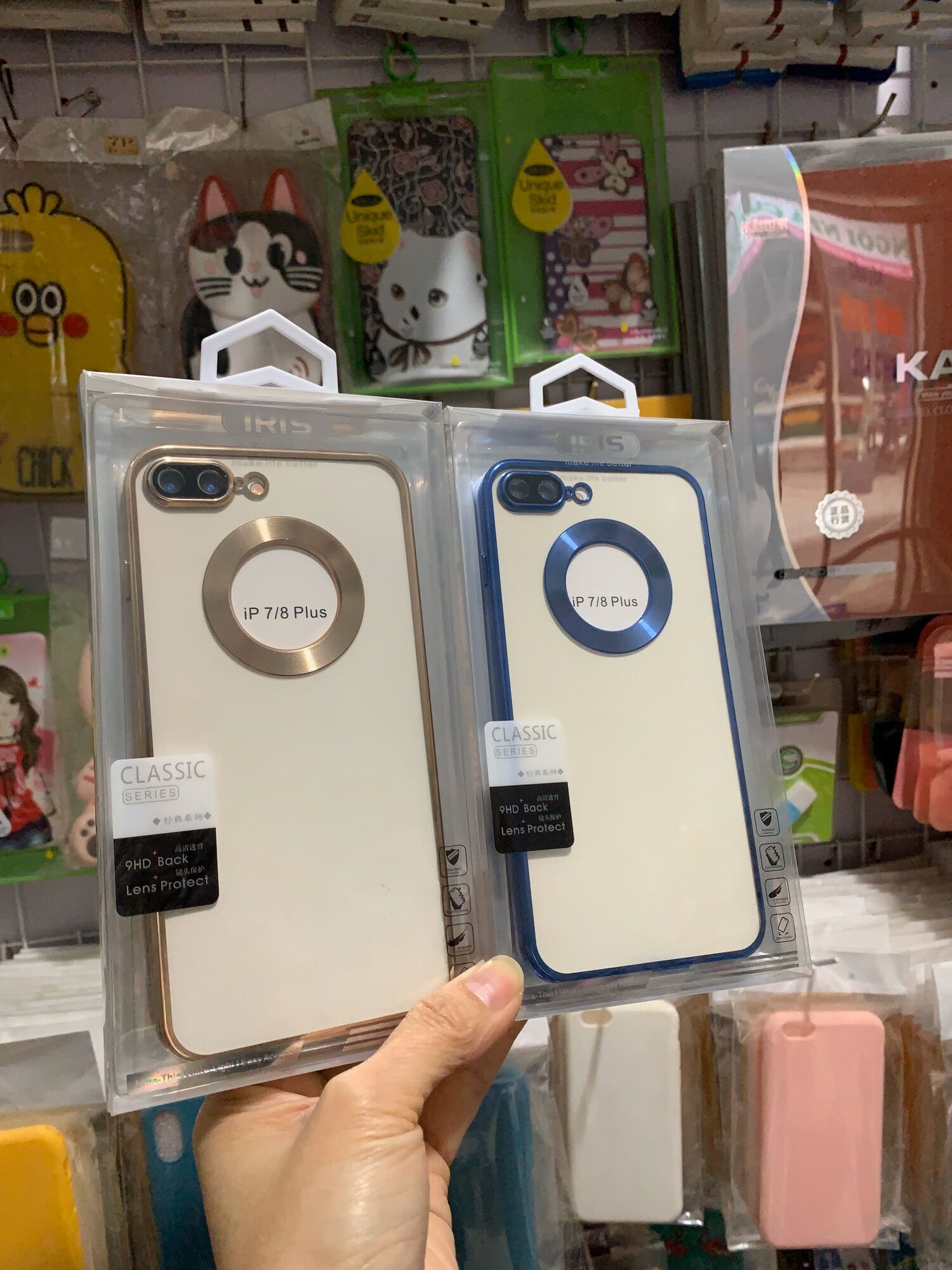 Ốp lưng mạ mầu cao cấp Hãng Iris Iphone 7Plus , 8 plus , 7 plus , 8plus