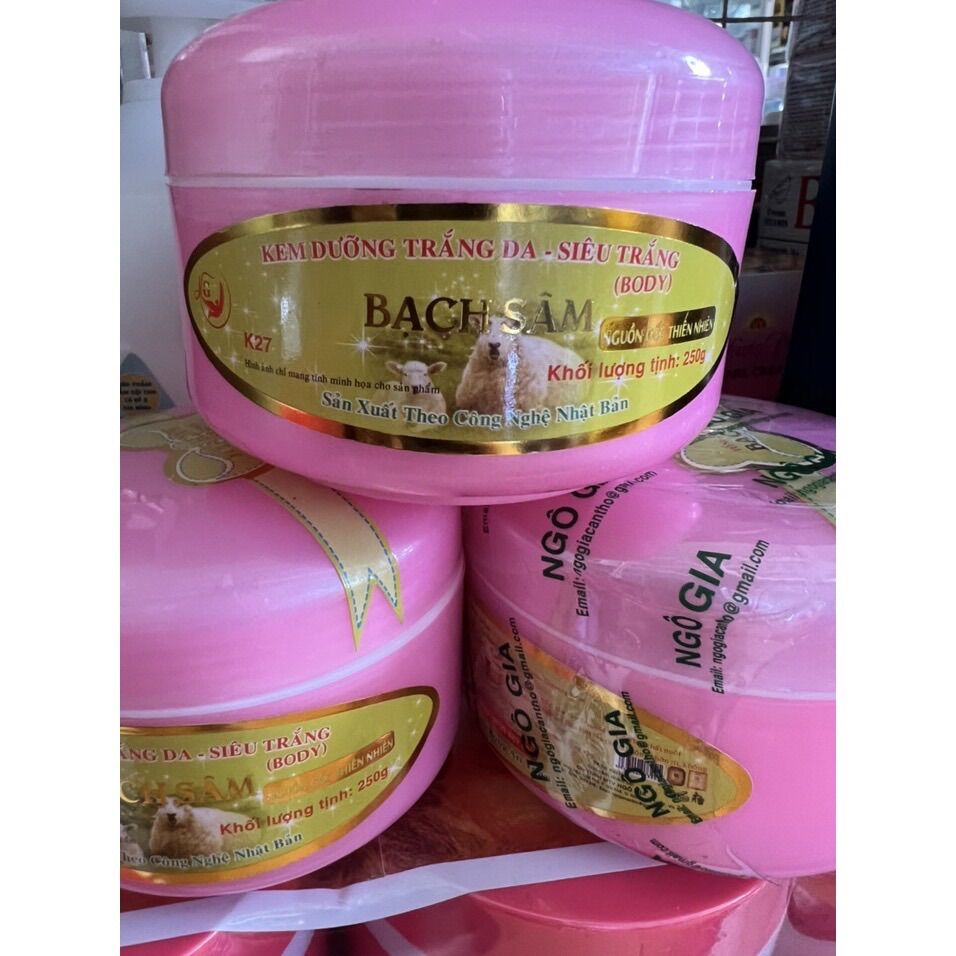 KEM DƯỠNG BODY TRẮNG DA - SIÊU TRẮNG BẠCH SÂM