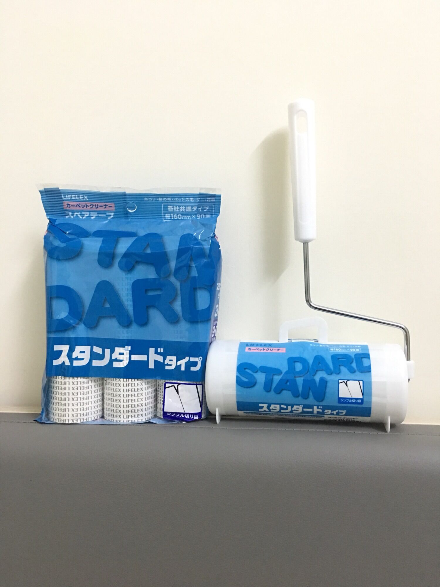 [HCM]COMBO Cây lăn bụi Nhật Bản (có lõi) và 3 lõi thay 16cm 90 lớp