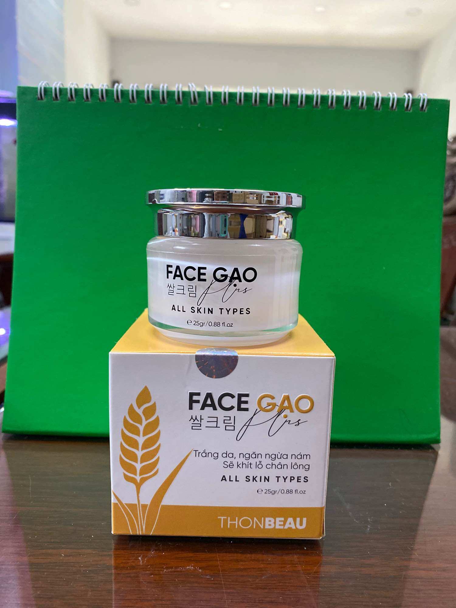 Kem face gạo plus 15g đa chức năng dưỡng da trắng hồng, mịn màng căng bóng