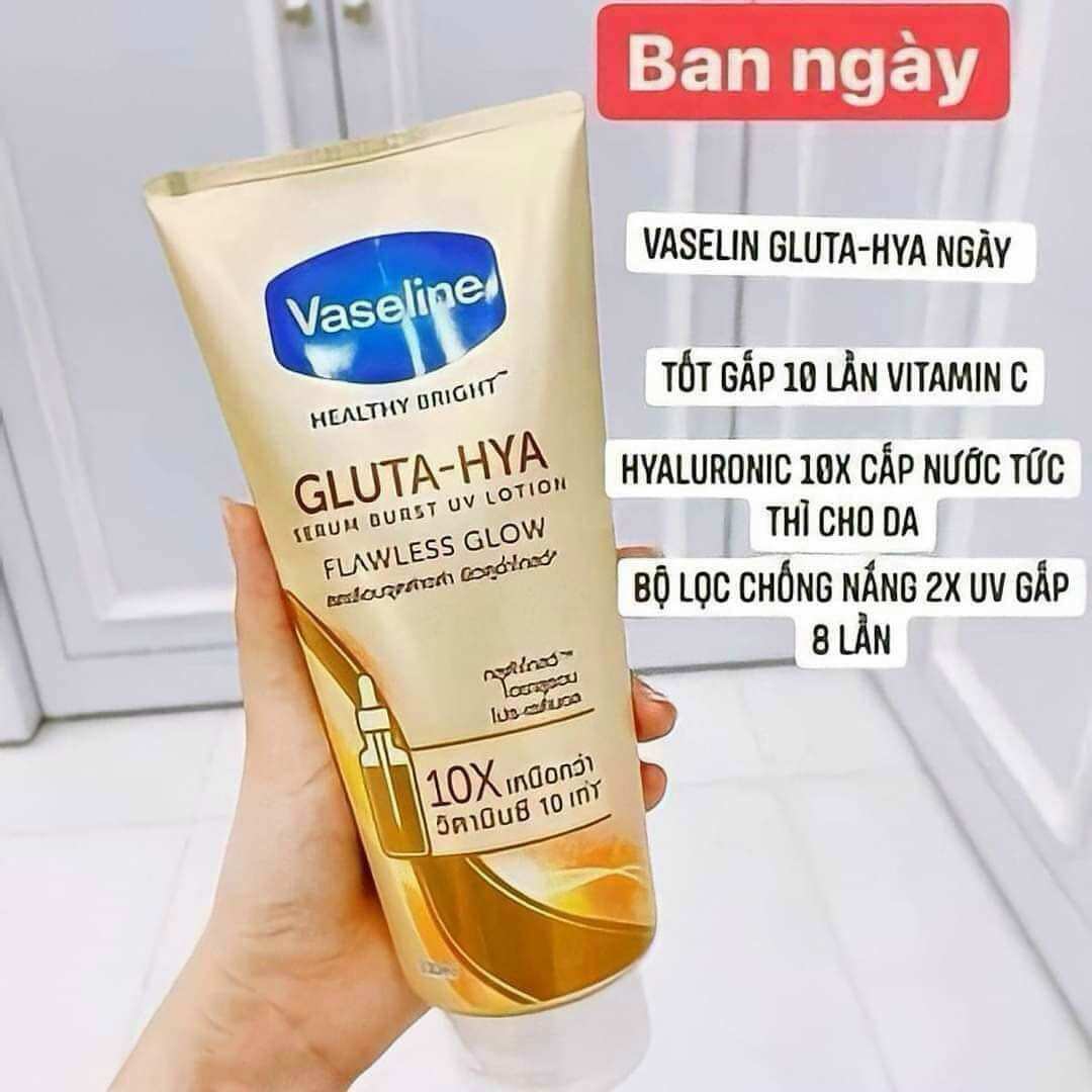 Dưỡng Thể Vaseline 10x Serum Gluta-Hya 330Ml Thái Lan