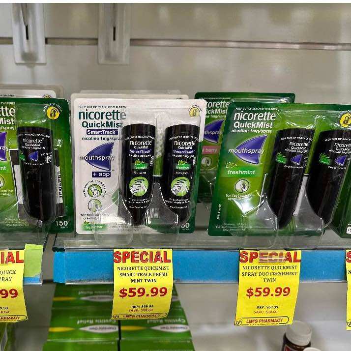 Nicorette Quickmist Spray Mouth Spray 2 Pack