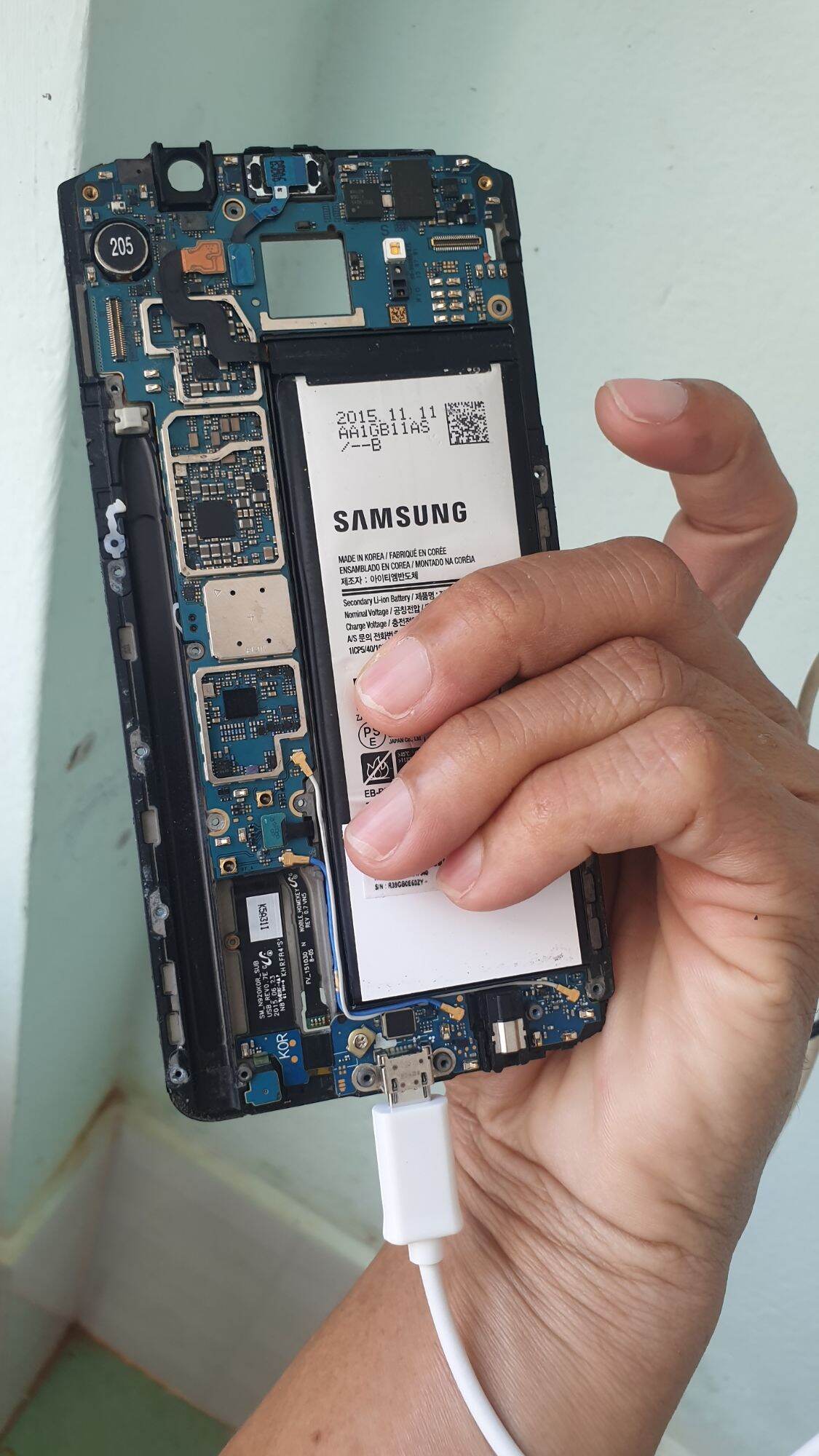 linh kiện  điện thoại Samsung note 5 tháo máy