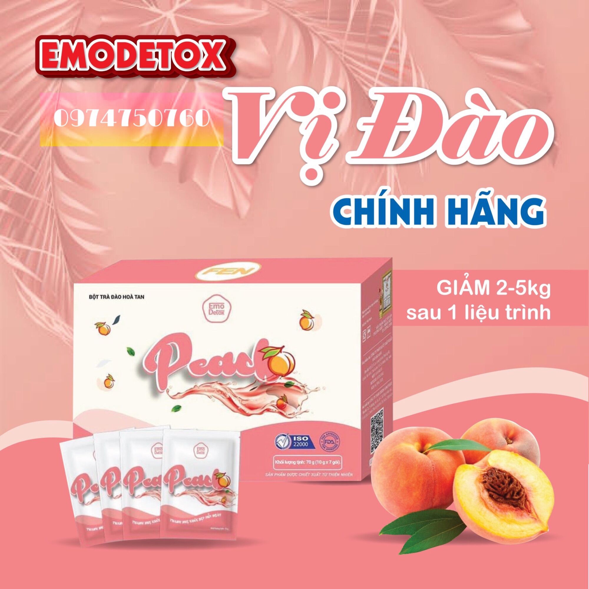 EMODETOX GIẢM CÂN VỊ CÀ PHÊ