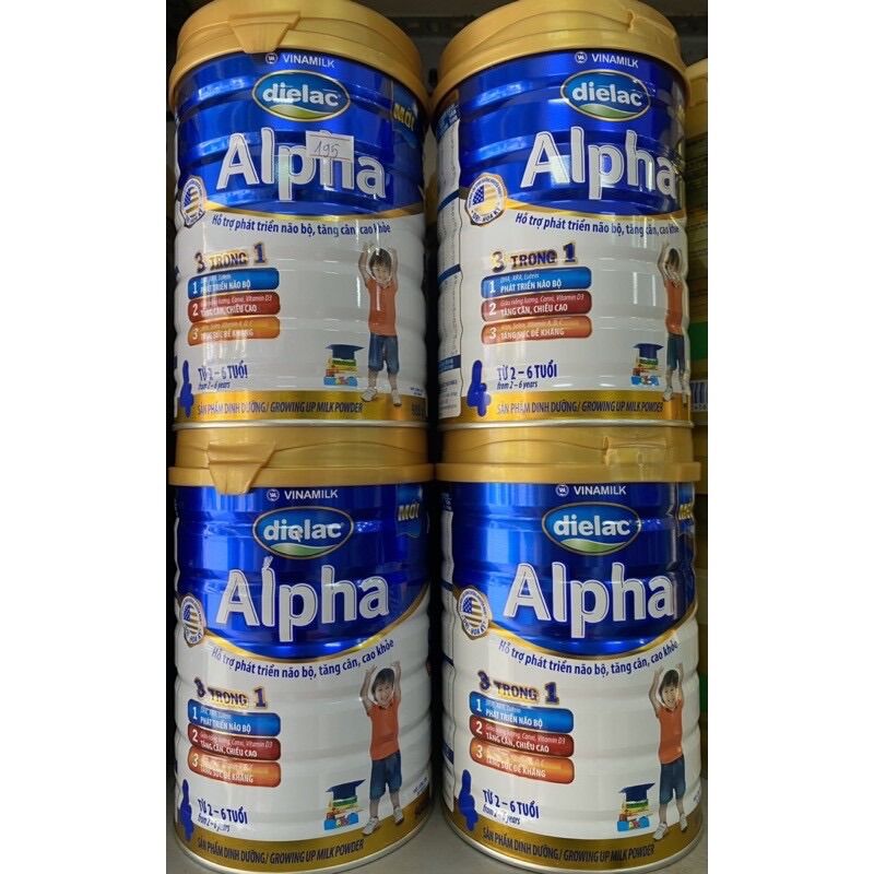 Sữa Bột dielac alpha số 1-2-3-4 (900g)