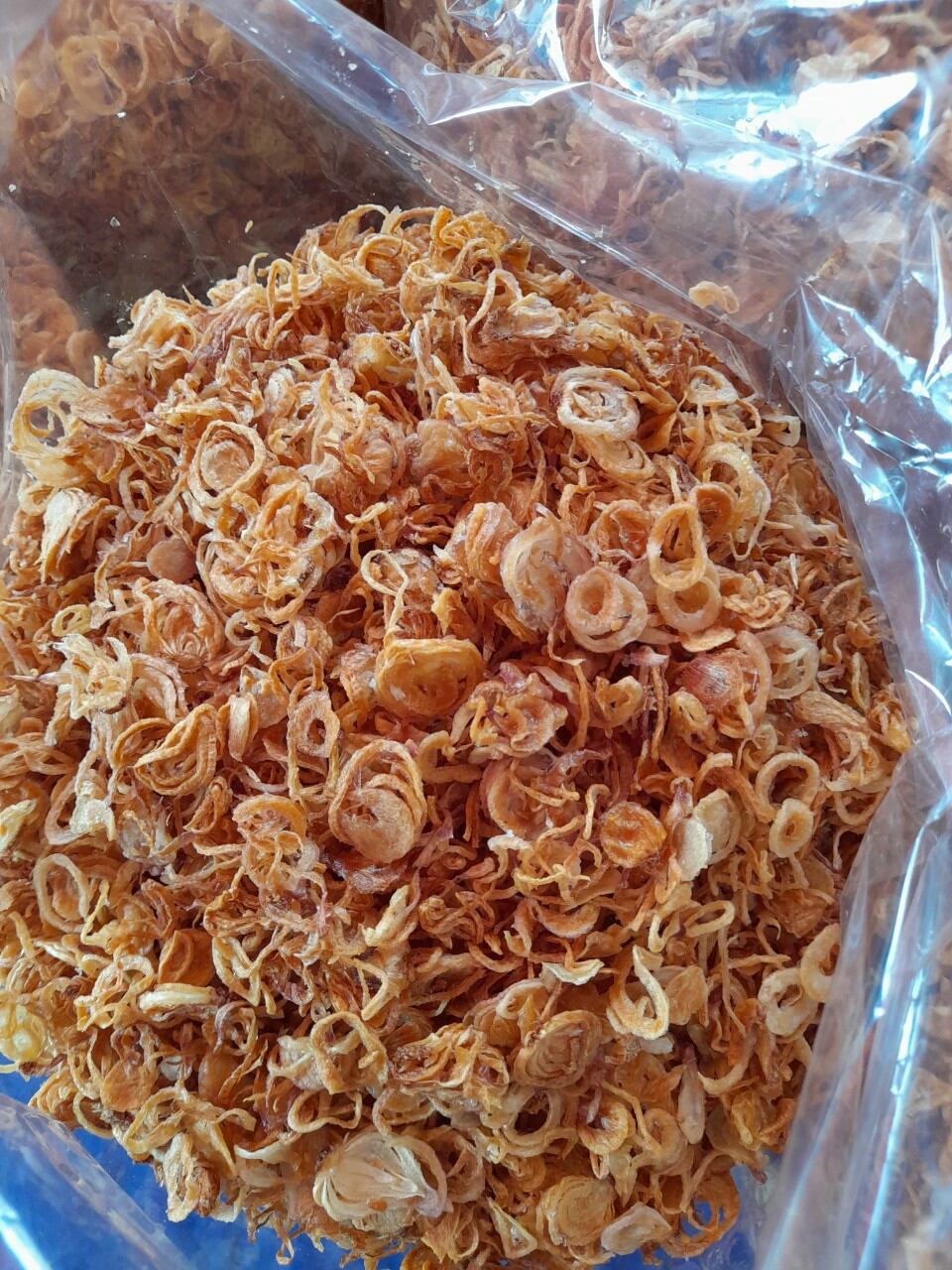 100gr hành phi sấy giòn không ngâm dầu loại ngon