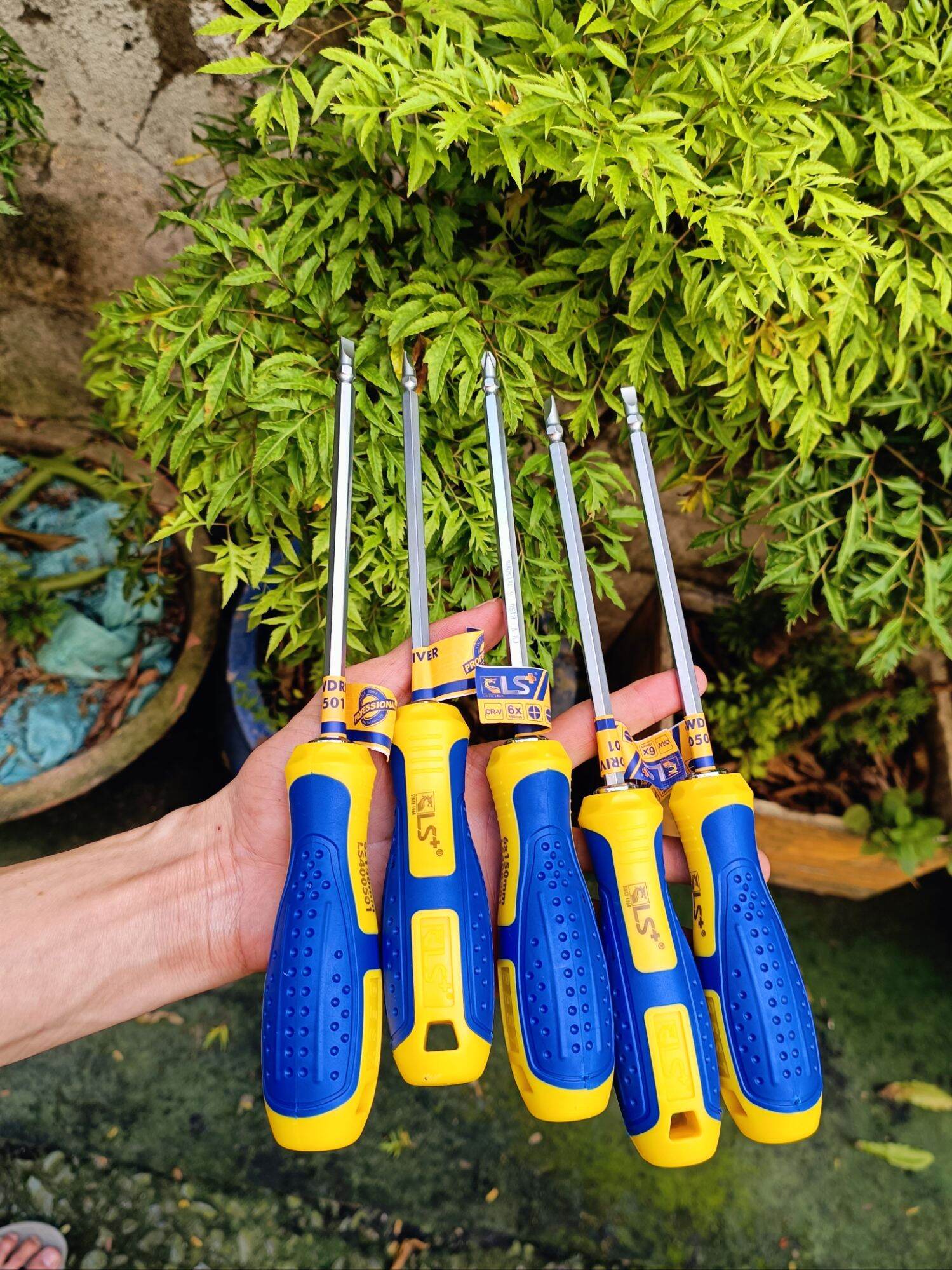 combo 5 cây tu vít 2 đầu cao cấp LS+