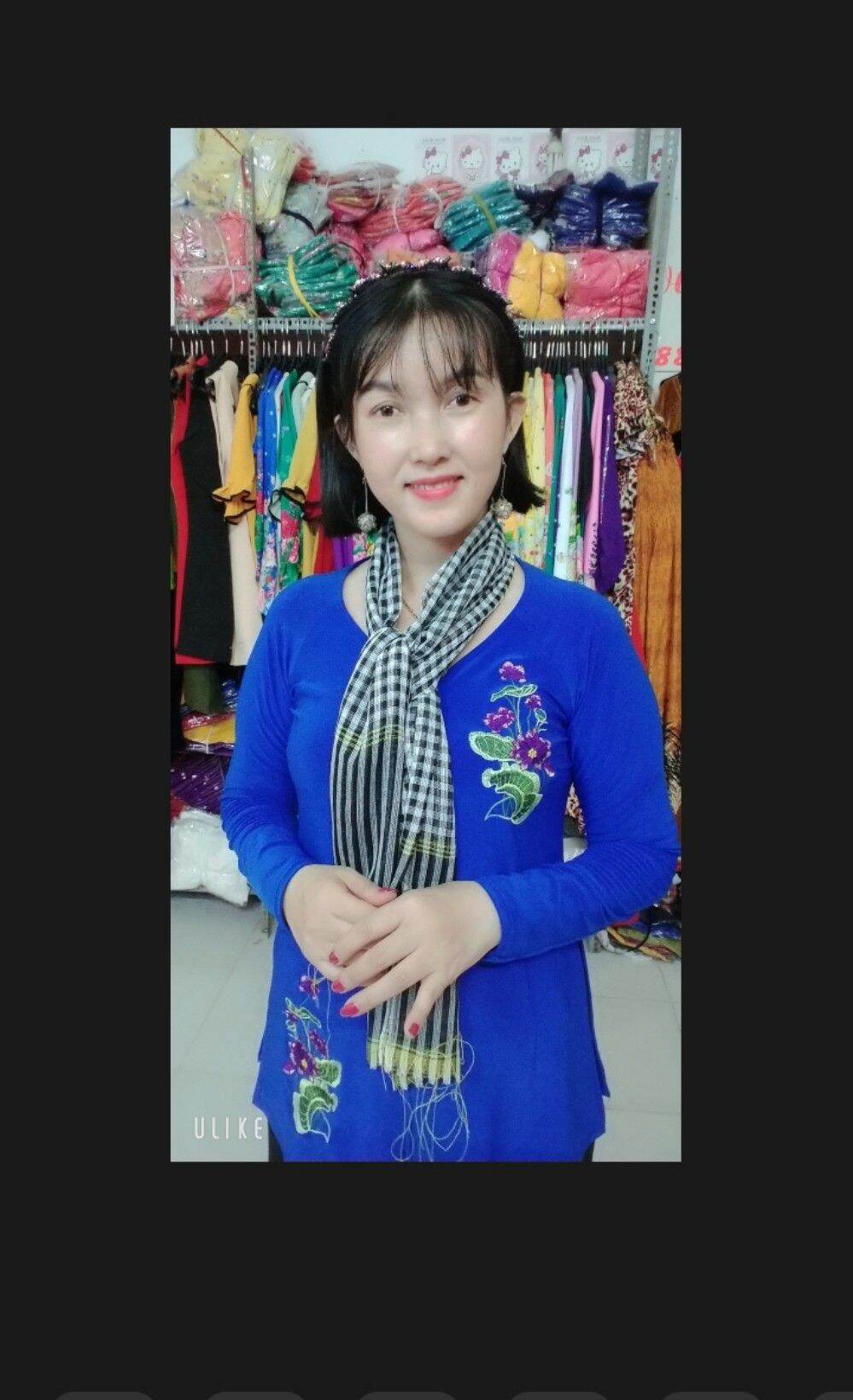 áo bà ba hoa