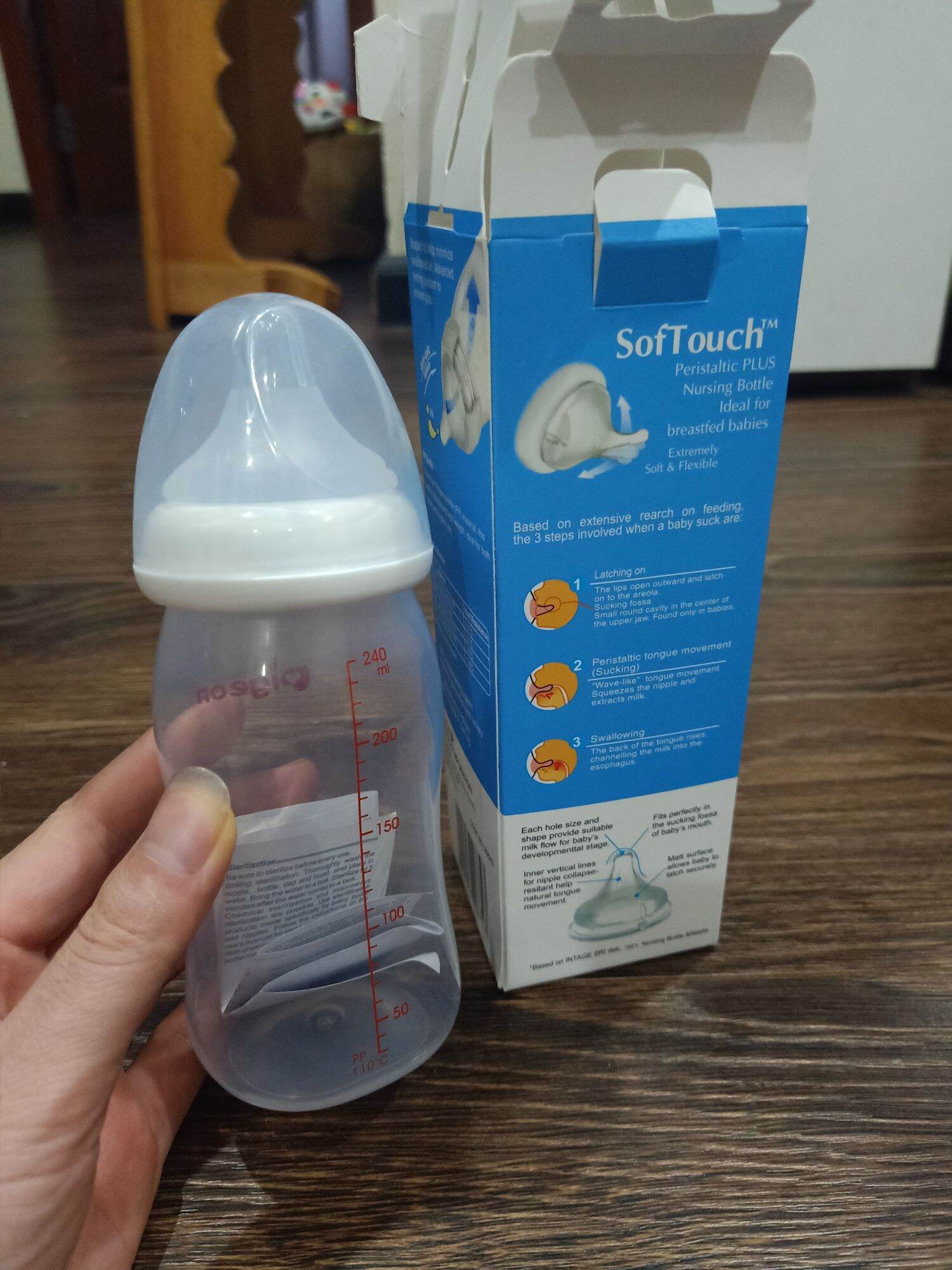 Bình sữa pigeon Softouch PPBottle 160ml/240ml cho bé