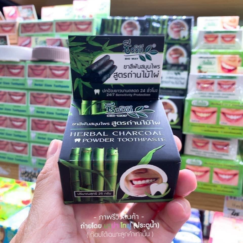Bột trắng răng than tre thái lan