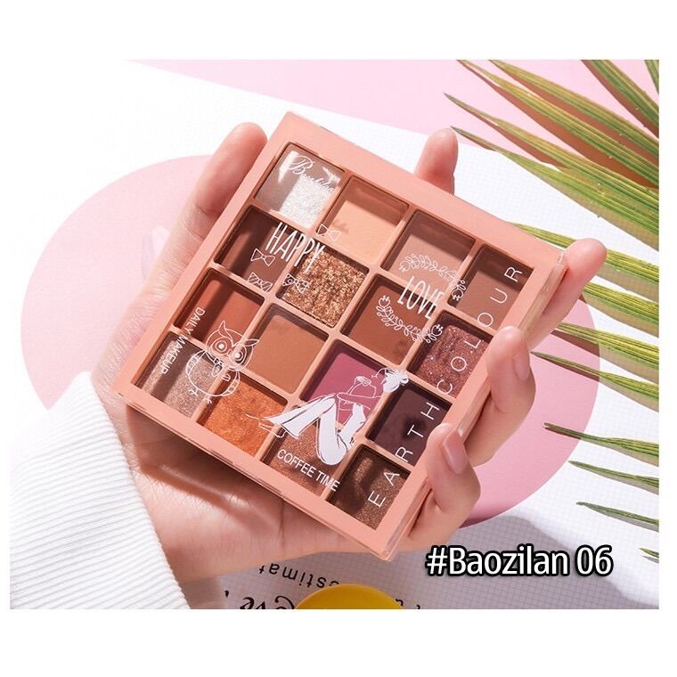 Bảng Phấn Mắt Tutu KAQI vs Baozilan 16 Màu