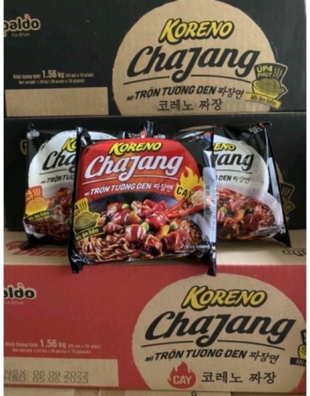 👉👉👉 1 THÙNG] MÌ TRỘN TƯƠNG ĐEN KORENO CHAjANG