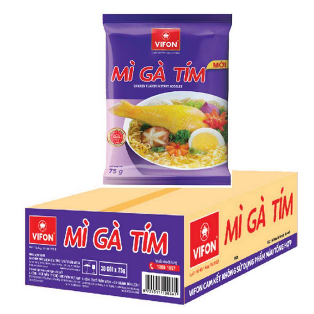 Mì Gà Tím Vifon gói 75g