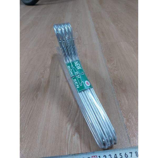 10 - 20 - 30 móc nhôm tròn  dày tem xanh dày