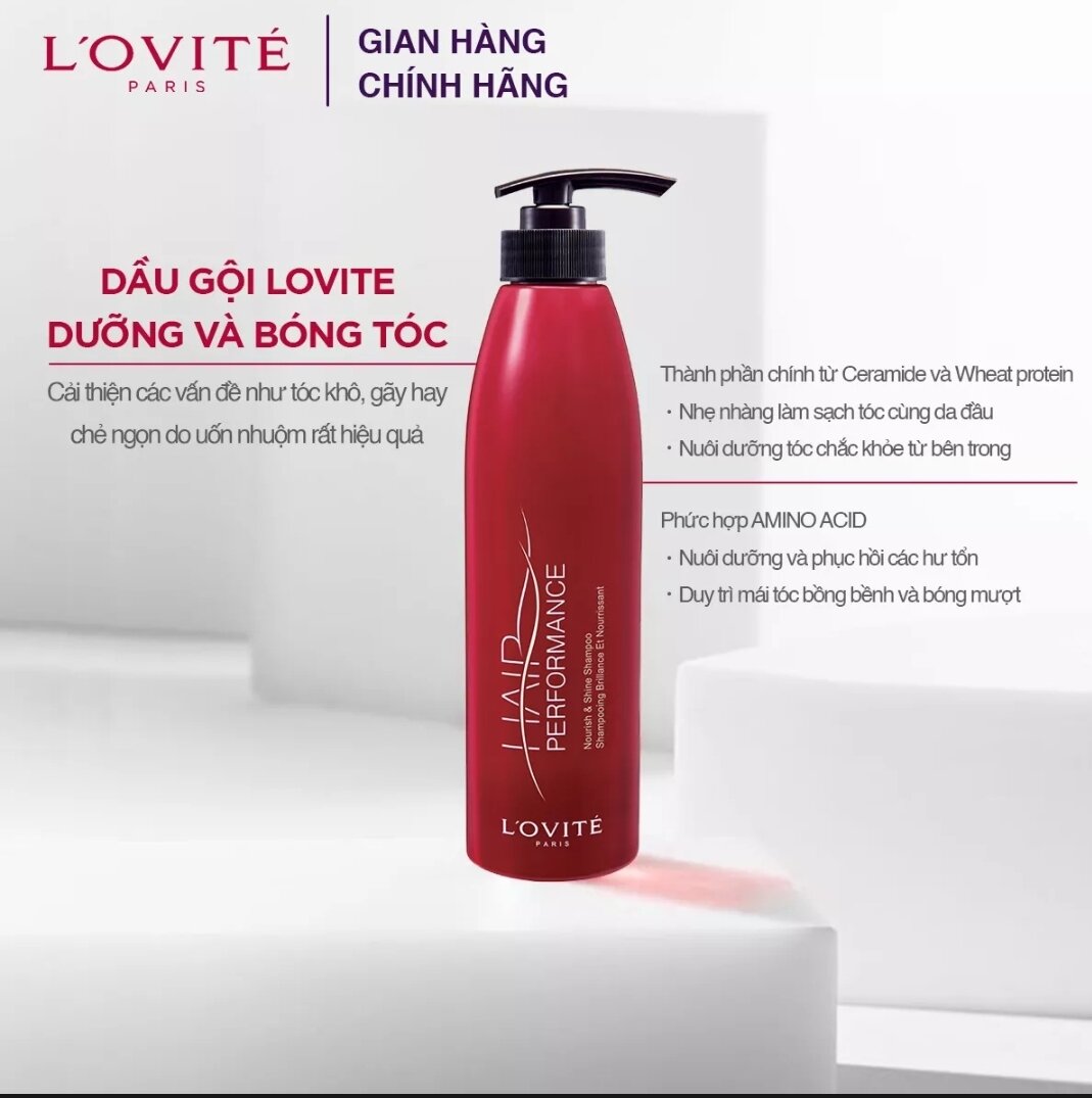 COMBO BỘ GỘI VÀ Ủ TÓC CAO CẤP LOVITE