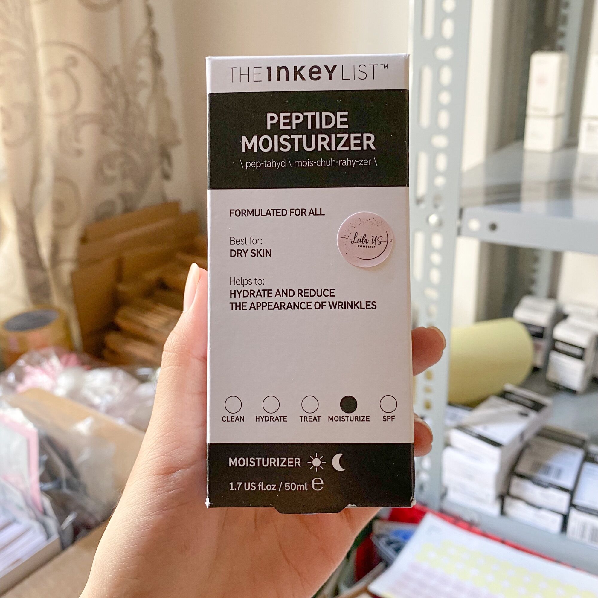 Kem dưỡng ẩm The Inkey List Peptide Moisturizer