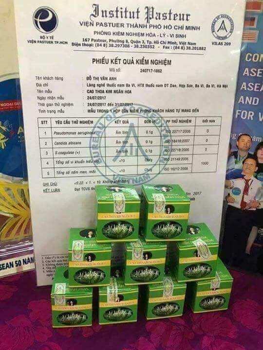 Combo 3 hộp cao thoa kim ngân hoa