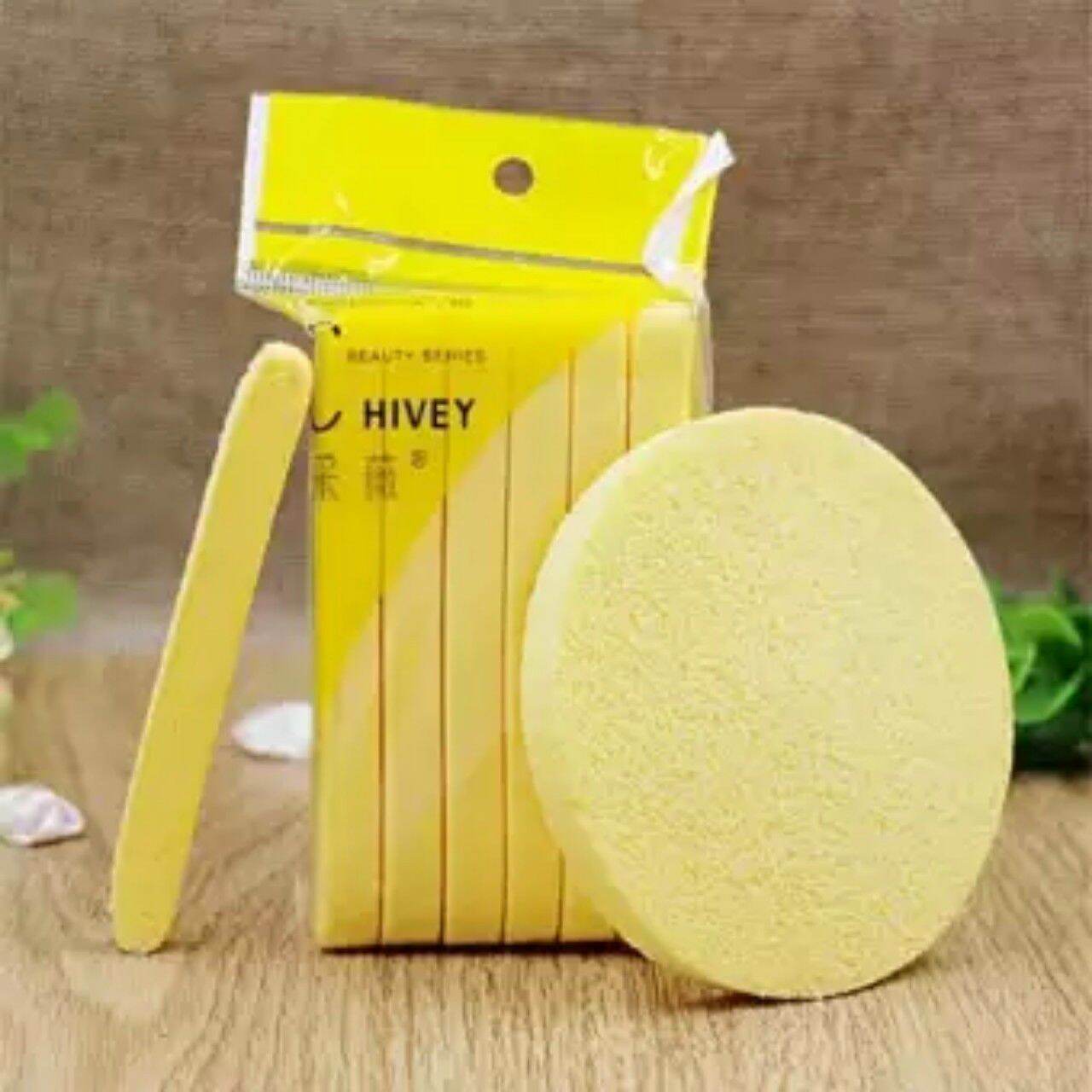 Bông Mút Nở Bọt Biển. Rữa Mặt, 1 Bịt 12 Miếng