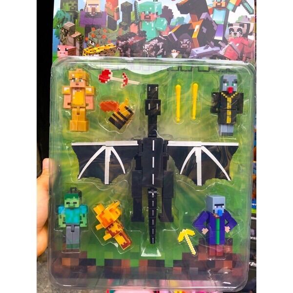 Lắp ráp mô hình nhân vật rồng Ender trong Minecraft