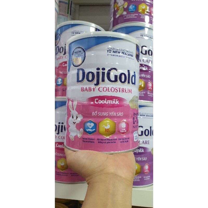 Sữa Dojigold baby colostrum 900g bổ sung yến sào