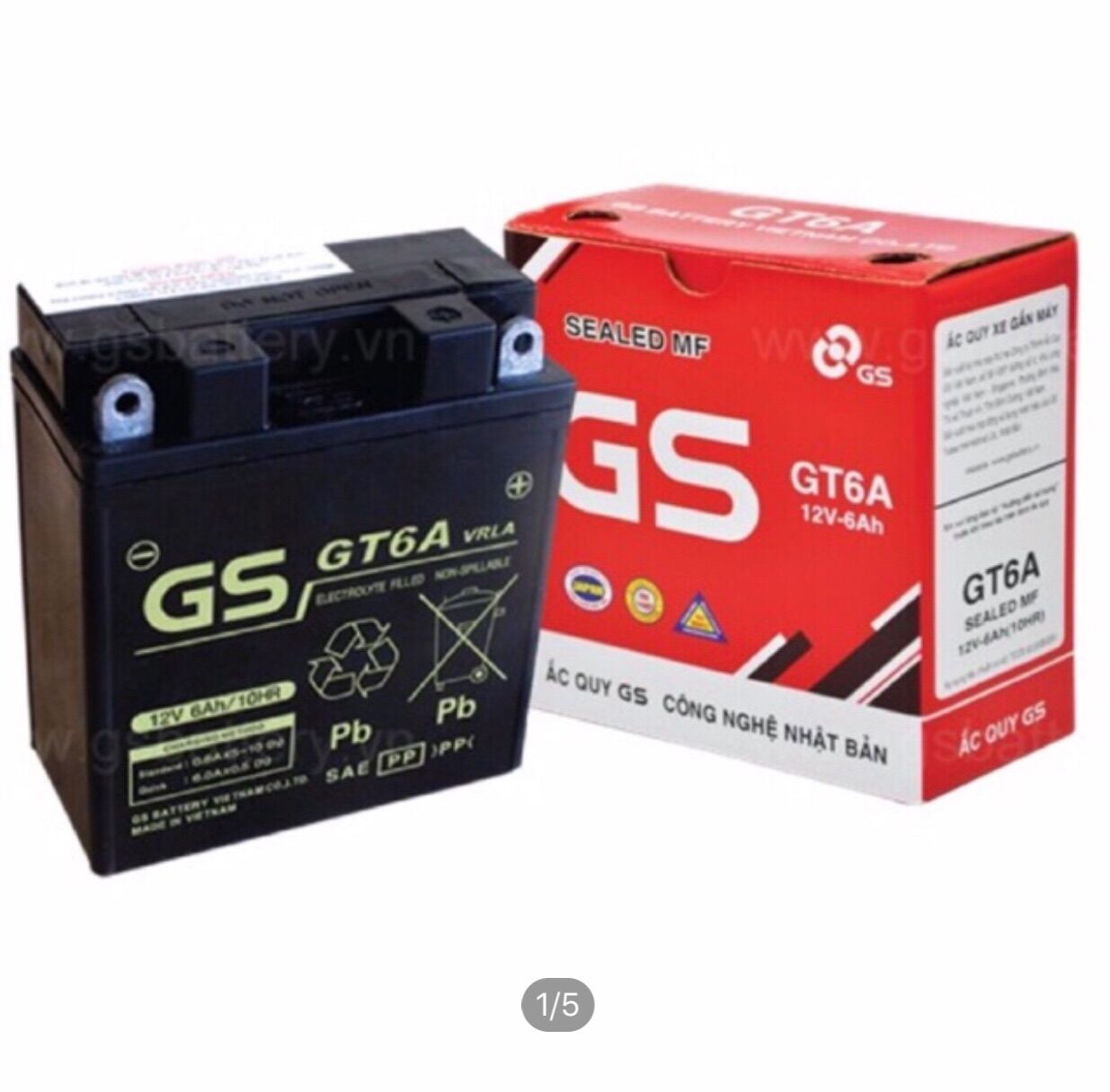 Bình điện GS  dream / wave - ắc quy xe máy - ắc quy jupiter / sirius